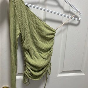 Aritzia Olive Green Long Sleeve Tee